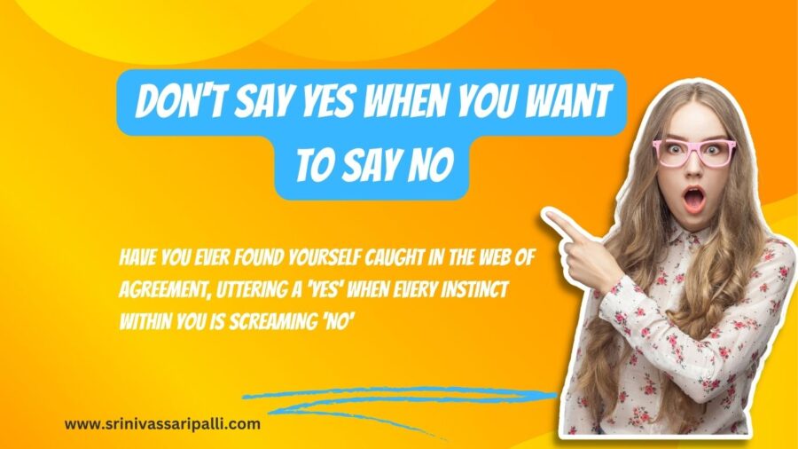 The art of saying NO